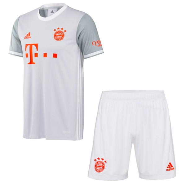 Camiseta Bayern Munich Segunda equipo Niños 2020-21 Blanco